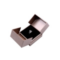 Wholesale eco-friendly luxury custom rigid cardboard hard paper gift packaging jewelry box ring box